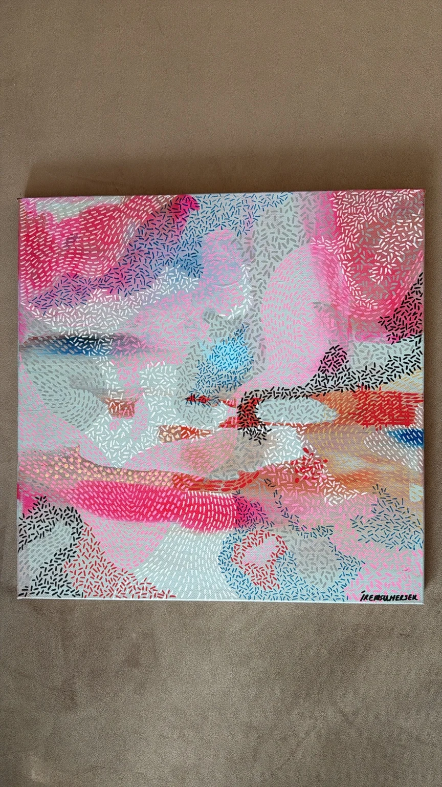 Thoughts in My Mind by Iremsu Hersek — studio view.